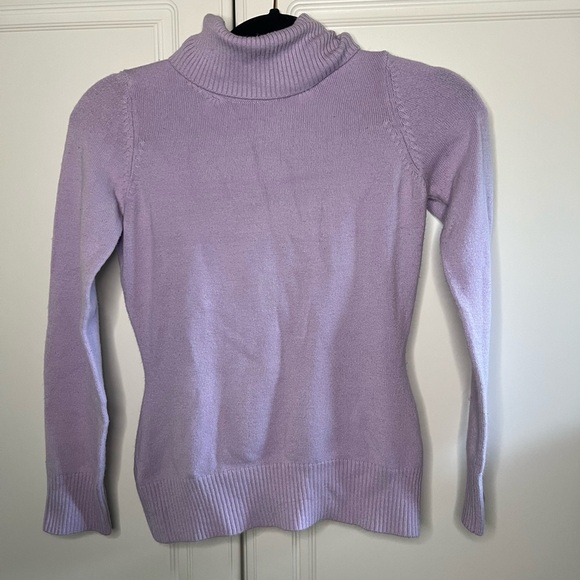 French Connection Lavender Turtleneck Sweater - Picture 1 of 9